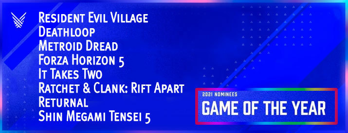 The Game Awards претенденты на игру года 2021